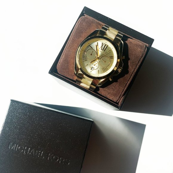 MICHAEL KORS • Bradshaw Chronograph Gold Watch - Picture 7 of 8